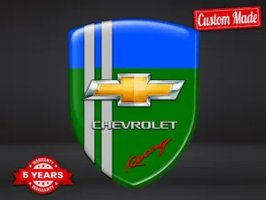 Chevrolet Emblèmes Silicone Auto Résistants Pro Qualité